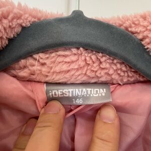 Sherpa coat for girls (size 10) or 146 cm - bought in Europe